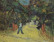 Vincent Van Gogh Entrance to thte Public Park in Arles (nn04) oil painting reproduction